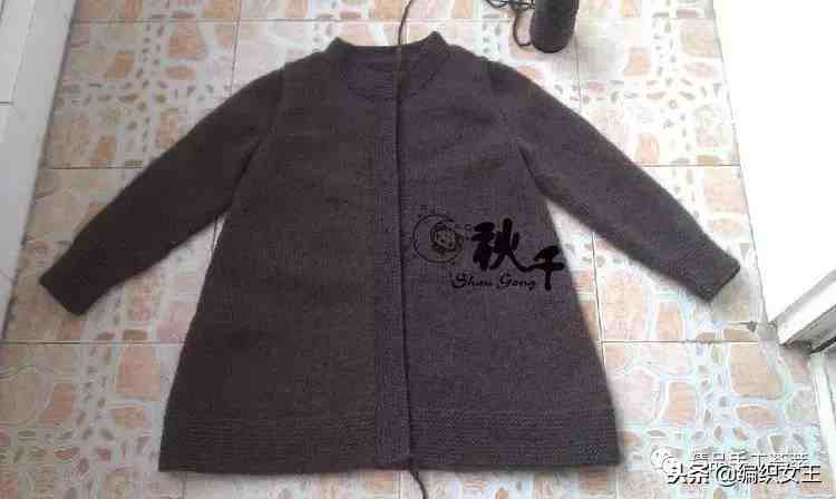 手工编织毛衣外套|搓板针编织的超简单的毛衣外套织法
