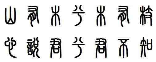 汉字的演变过程|汉字字体之演变