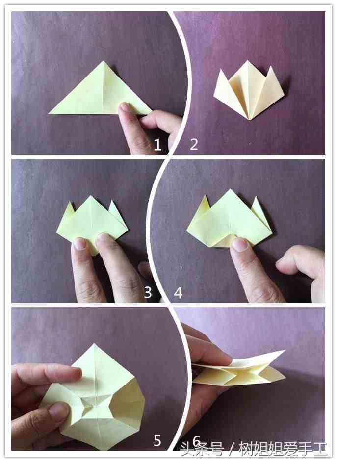 郁金香的折法简单图片