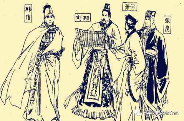 汉高祖”刘邦：汉朝开国皇帝，汉民族和汉文化的奠基者和开拓者
