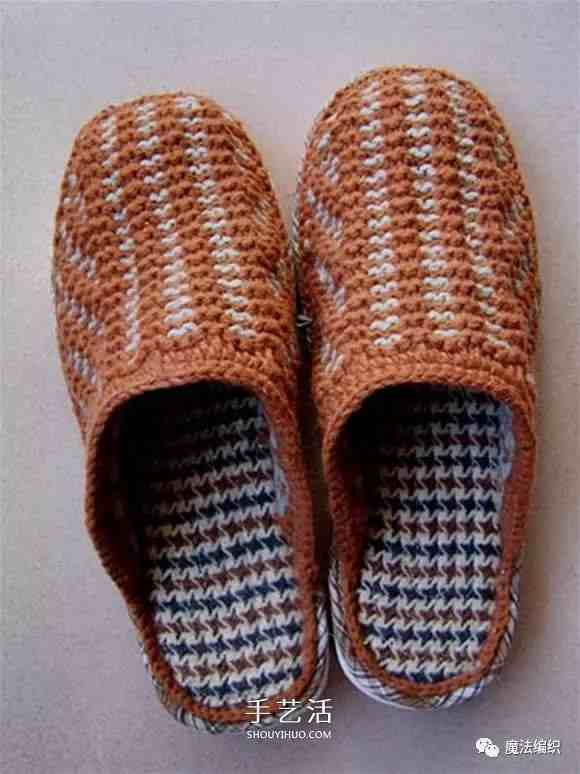 毛线鞋的织法|两种毛线拖鞋怎么打