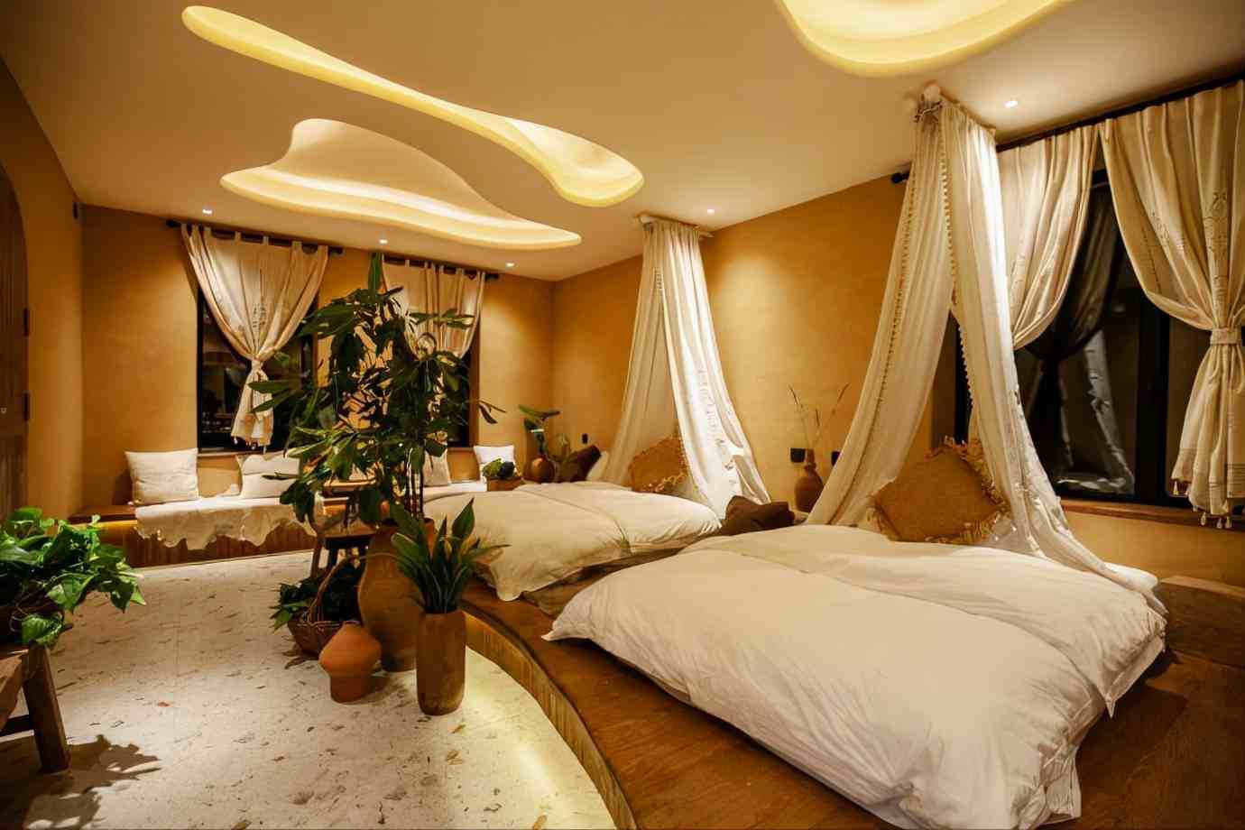 新疆八卦城的惬意旅馆，可以欣赏浩瀚的星空，远行休酣的绝佳选择