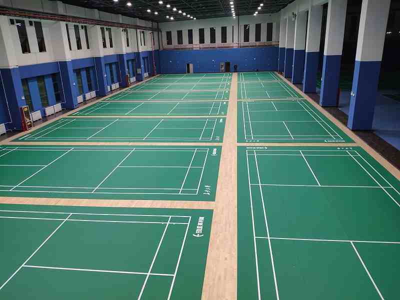 羽毛球场运动地板尺寸标准建设