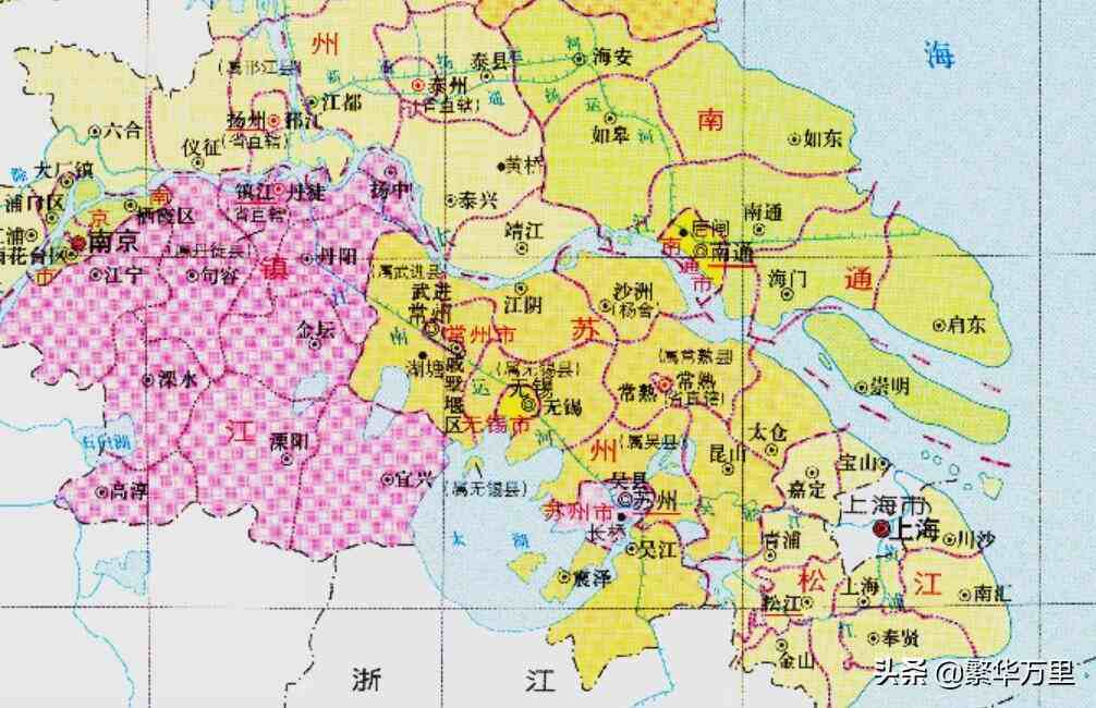 江苏省的区划调整，13个地级市之一，常州市为何只有1个县？