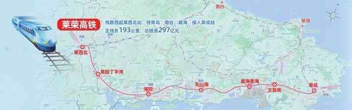 潍烟、莱荣高铁计划下月开建 济南烟台两小时经济圈将实现