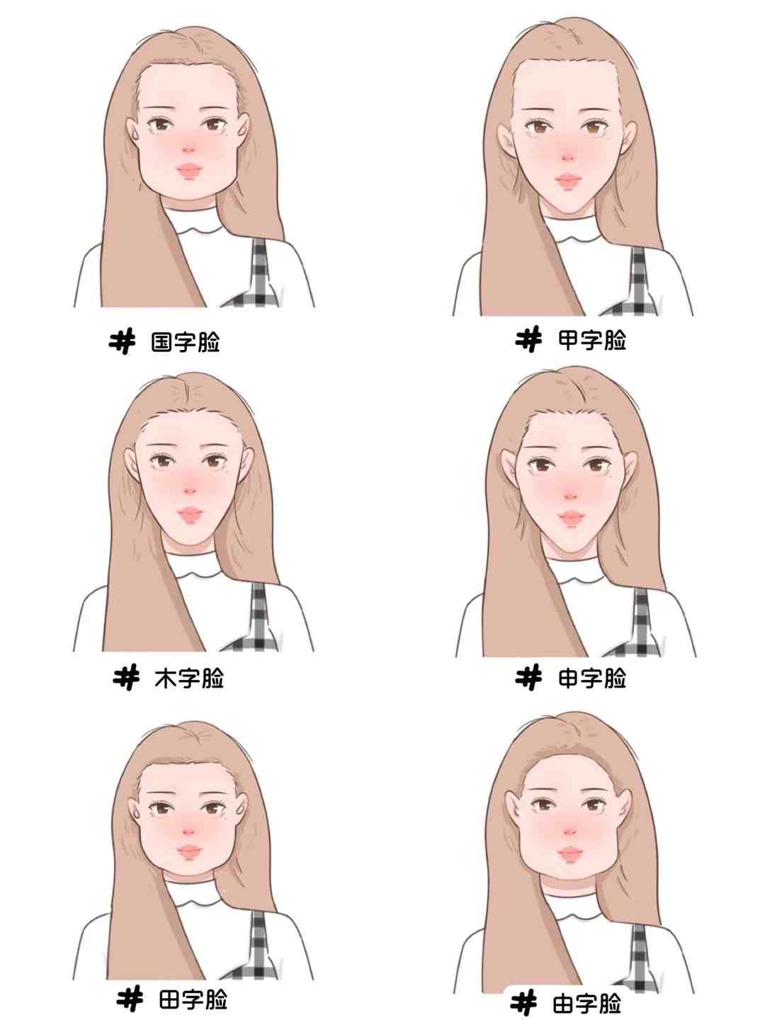 6种不同脸型,到底适合什么刘海