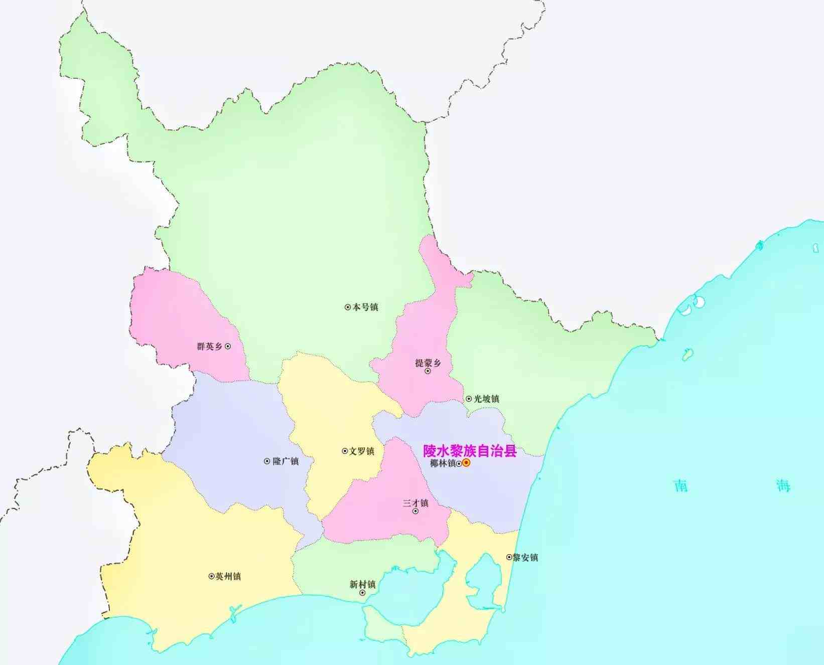 陵水黎安镇地图图片