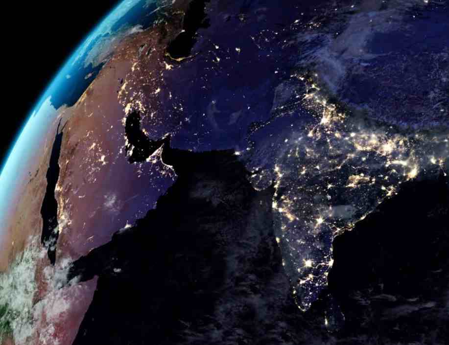 重新认识印度：从卫星灯光图看，印度经济实力雄厚