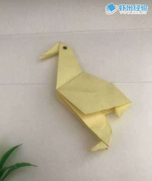 如何折叠一只可爱的水鸟