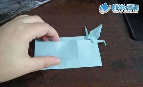 带有千纸鹤的信封怎样折