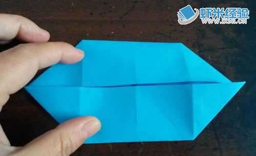 手工折纸—简单的鱼形飞机怎么样折