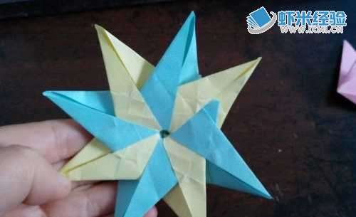 八角星手工折纸教程_八角星怎么折_