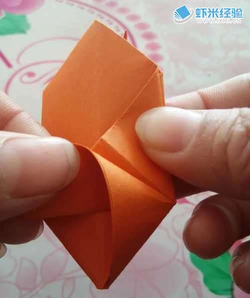 折纸，折纸灯笼（四耳）