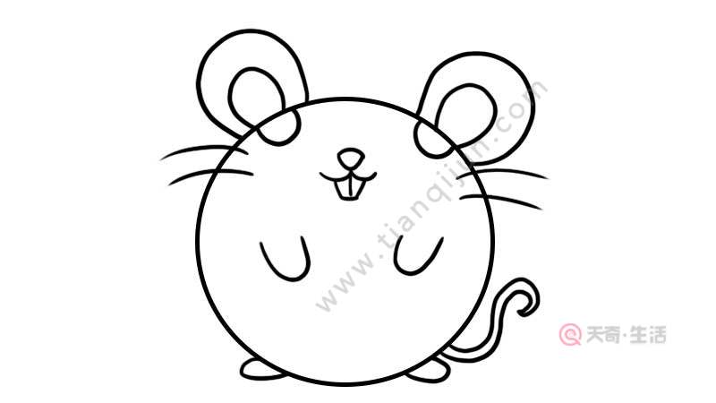宝宝画老鼠简单画法__儿童画的老鼠怎么画