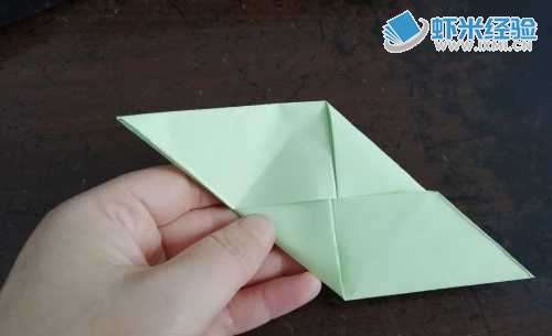 怎么用纸折粽子样子的立体三角
