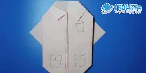 用手工纸折衣服怎样折__手工折纸做衣服视频教程