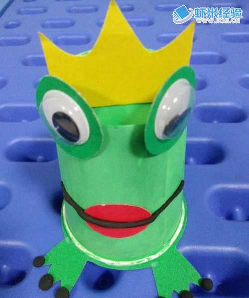 纸杯手工：青蛙王子