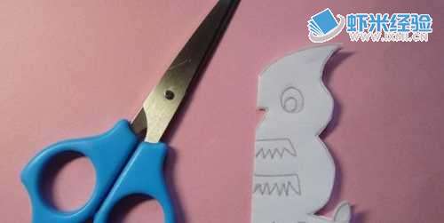 儿童剪纸手工可爱的猫头鹰
