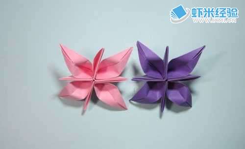 手工花朵的折法__图解手工花朵折折纸步骤简单