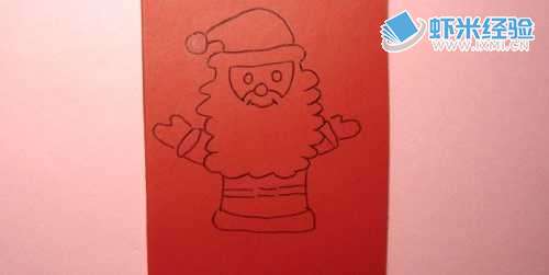 怎样制作圣诞老人标签卡片