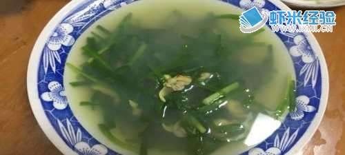 家常韭菜蛤蜊汤的做法