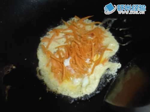 香菇胡萝卜炒蛋的做法