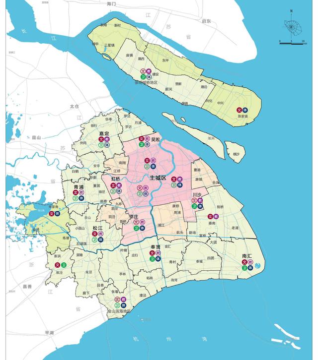 上海各区行政划分图__上海各区行政区划