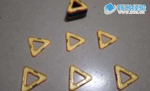 六角星用磁铁积木怎么样拼？