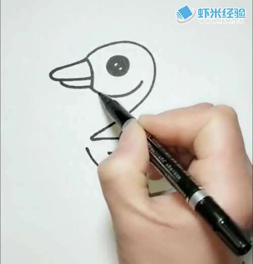 小鸭子如何画 教你简笔画画小鸭子