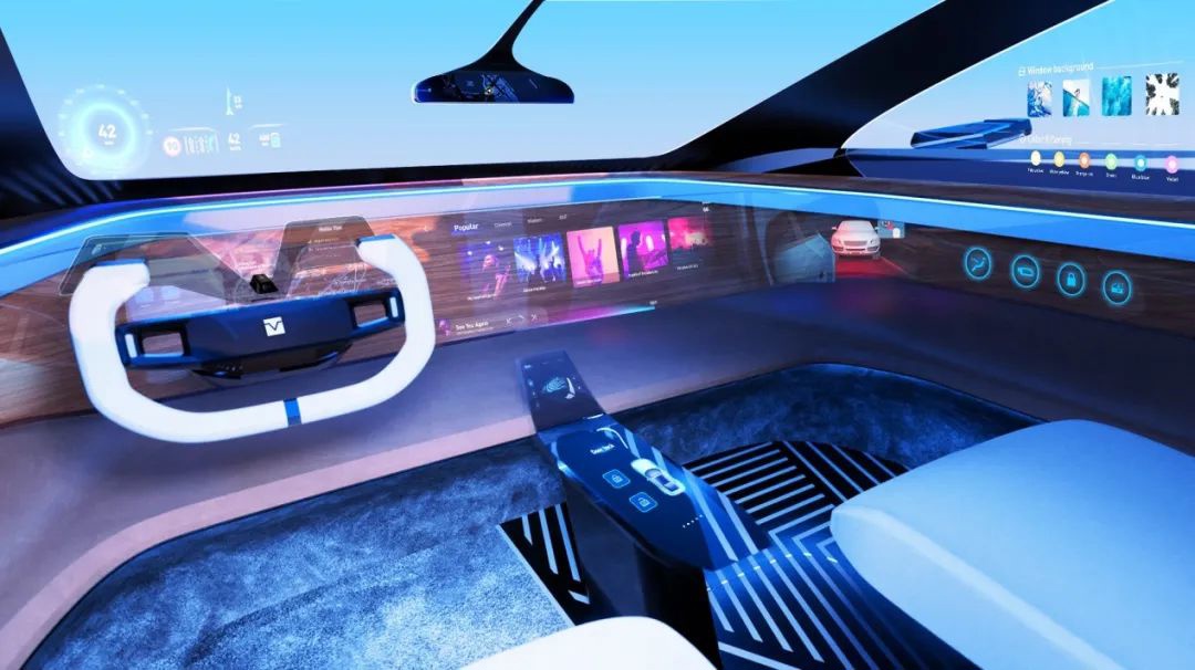 天马展示 OLED 车载三折屏：动态刷新率，内置屏下摄像头