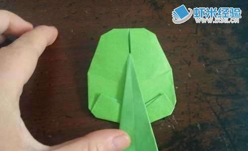 _小树手工样折折纸教程_手工小树怎么折