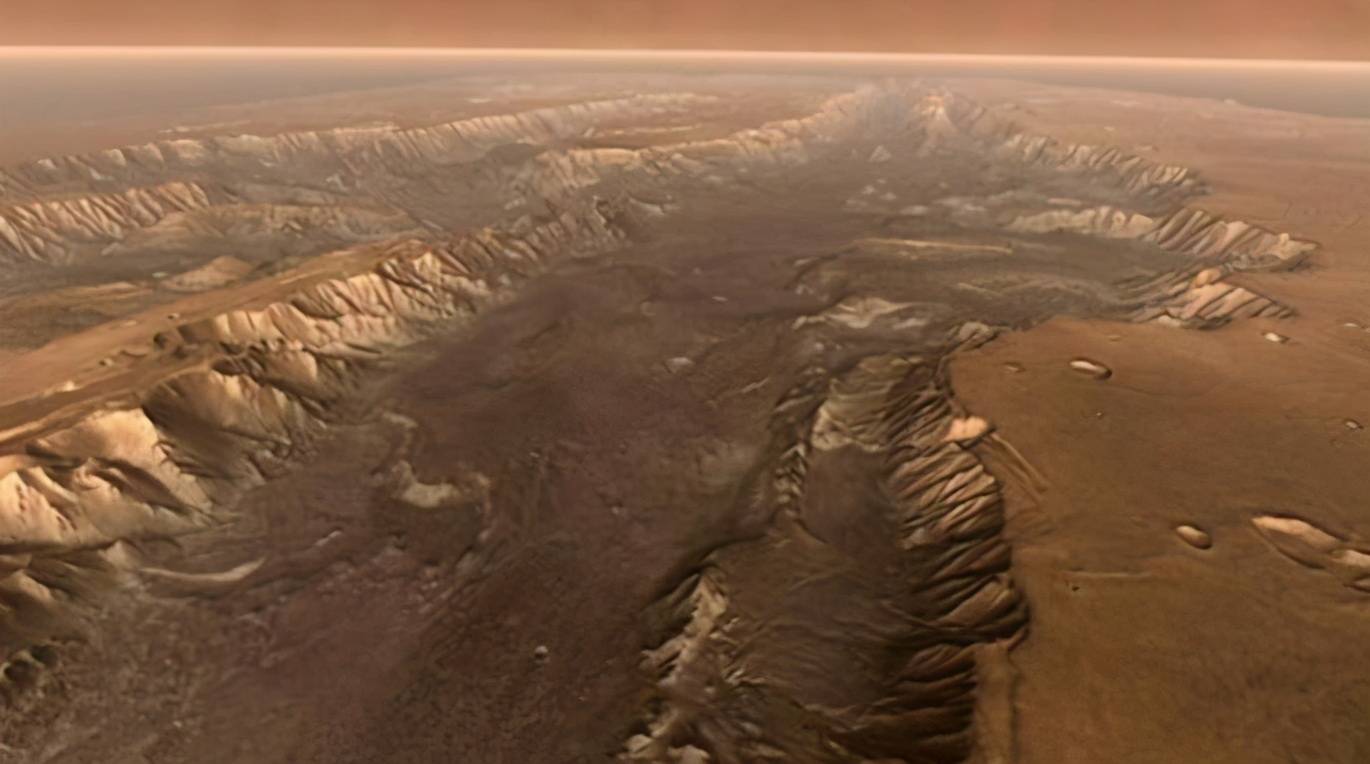 火星极地冰川__火星上的远古遗迹