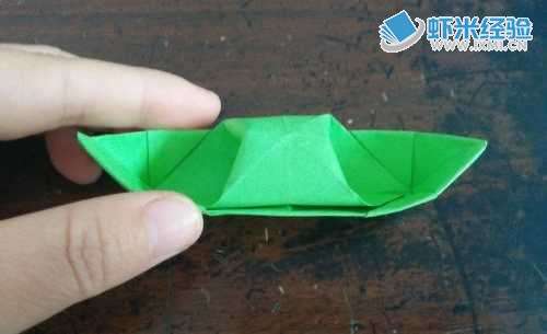 折纸小船带蓬折法图解__折纸小船带蓬