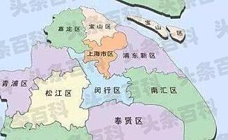 _上海市市区分布_上海市区各区分布图