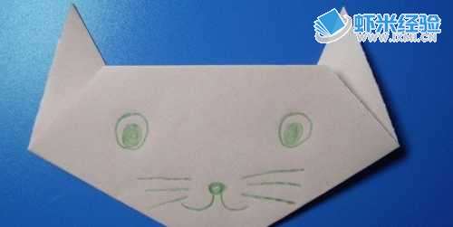 小猫手工折纸做法_小猫手工折纸视频_