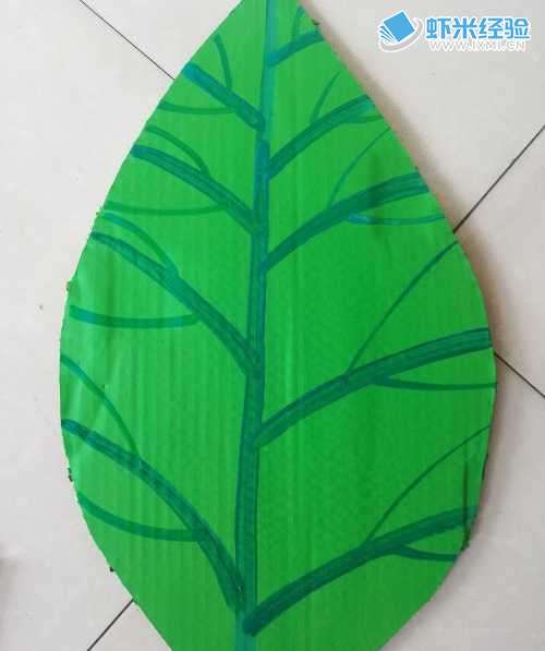 树叶手工硬纸板制作用什么__纸做树叶手工