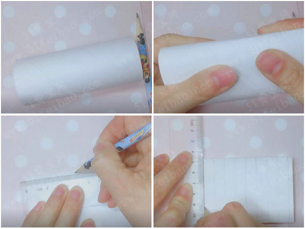 卫生纸卷做笔筒__用卫生纸的纸筒做笔筒