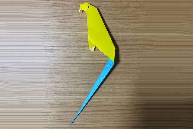 鹦鹉折纸简单教程__手工鹦鹉怎么折