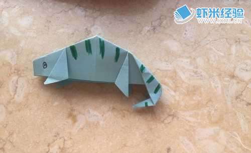 蜥蜴的DIY手工折纸