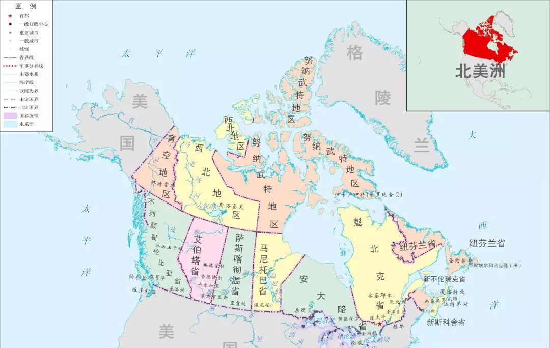 加拿大所在的洲是什么洲__加拿大属哪个大洲
