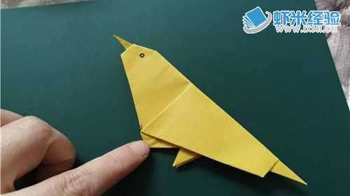 麻雀折纸教程3d_麻雀手工折纸视频_