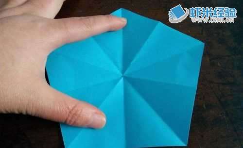 手工折纸—五角星装饰花如何折
