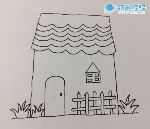 幼儿最简单小房子的画法