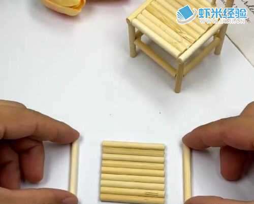 教你用一次性筷子做出小椅子