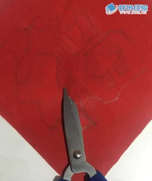 儿童手工剪字 怎么用彩纸裁剪一个简单的 福 字