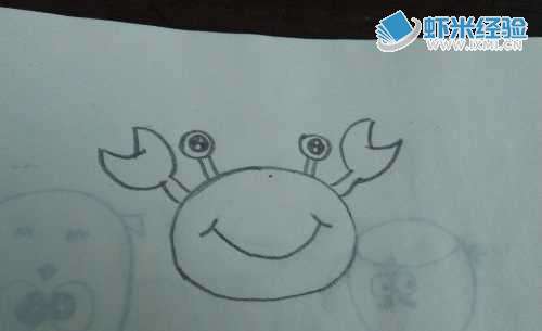 幼儿简笔画—大螃蟹怎么样画