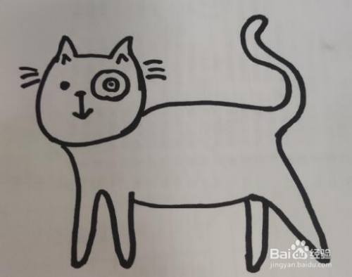 _用纸做猫怎么做_操作猫纸画拿方法怎么画