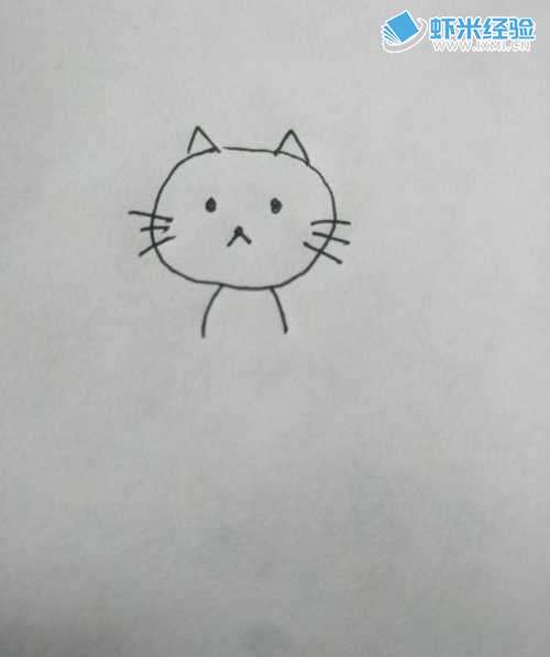 拿着A4纸的猫如何画