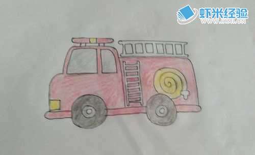 儿童简笔画—消防车怎么样画